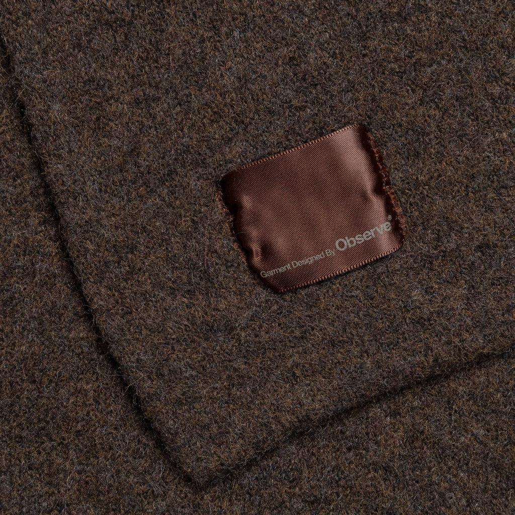 Mohair Logo Scarf - Olive