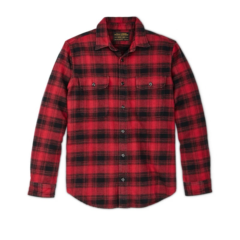 Vintage Flannel Work Shirt - Red Black