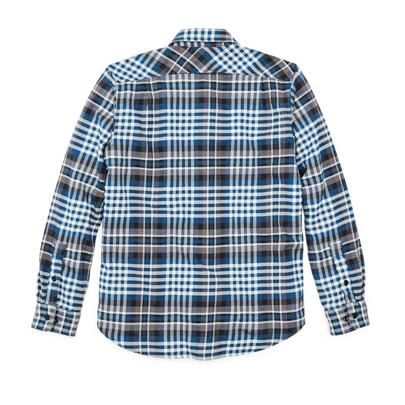 Vintage Flannel Work Shirt - Blue Grey
