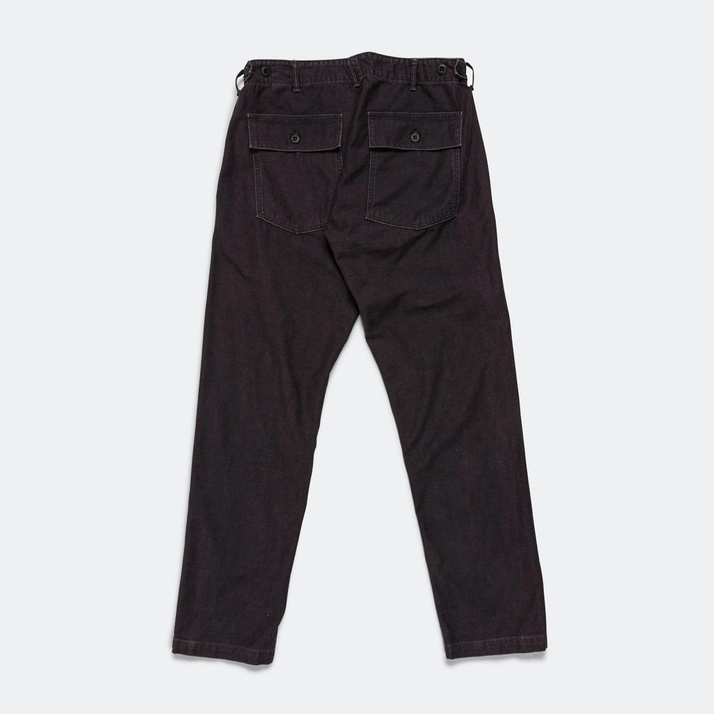 Slim Fit Fatigue Pants - Black