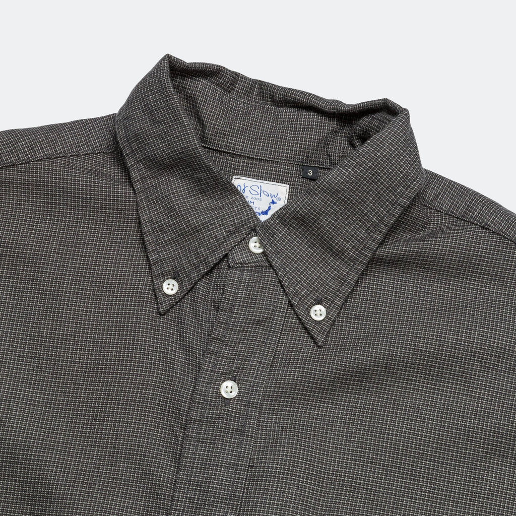 Standard Button Down Shirt - Charcoal Grey