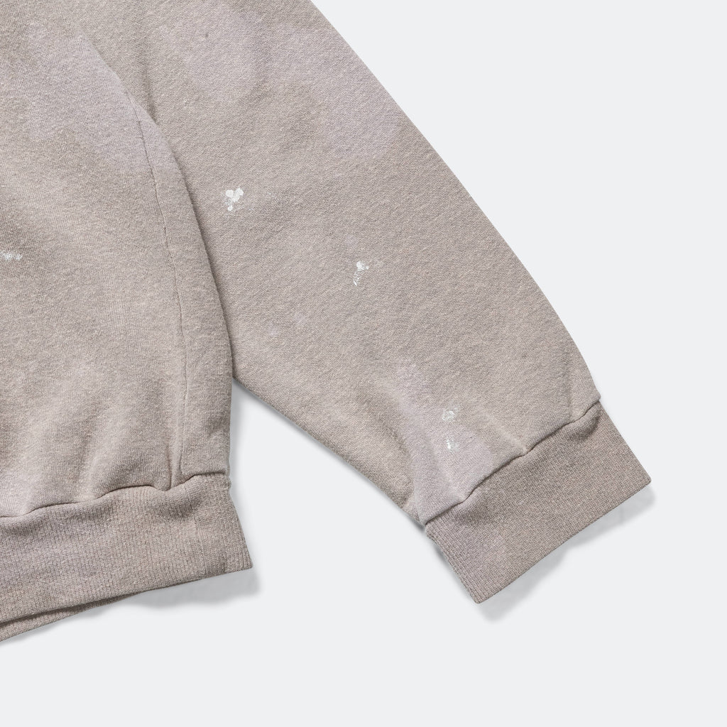 Summer Knit Vintage Finished Crewneck - Light Gray