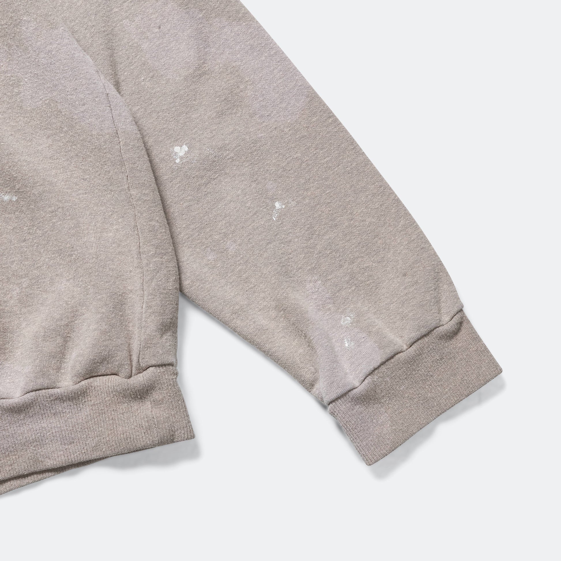 Summer Knit Vintage Finished Crewneck - Light Gray