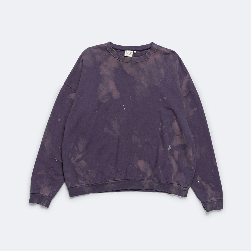 Summer Knit Vintage Finished Crewneck - Rose Gray