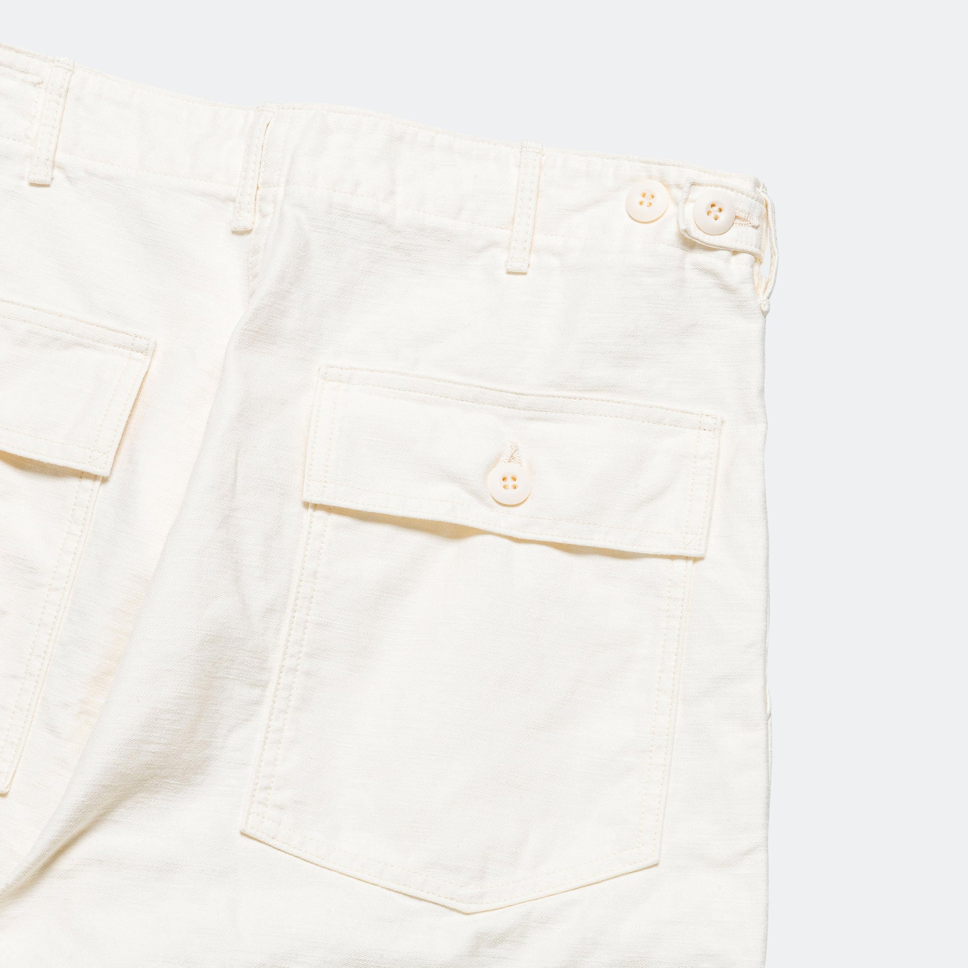 US Army Fatigue Pants (Regular Fit) - Ecru