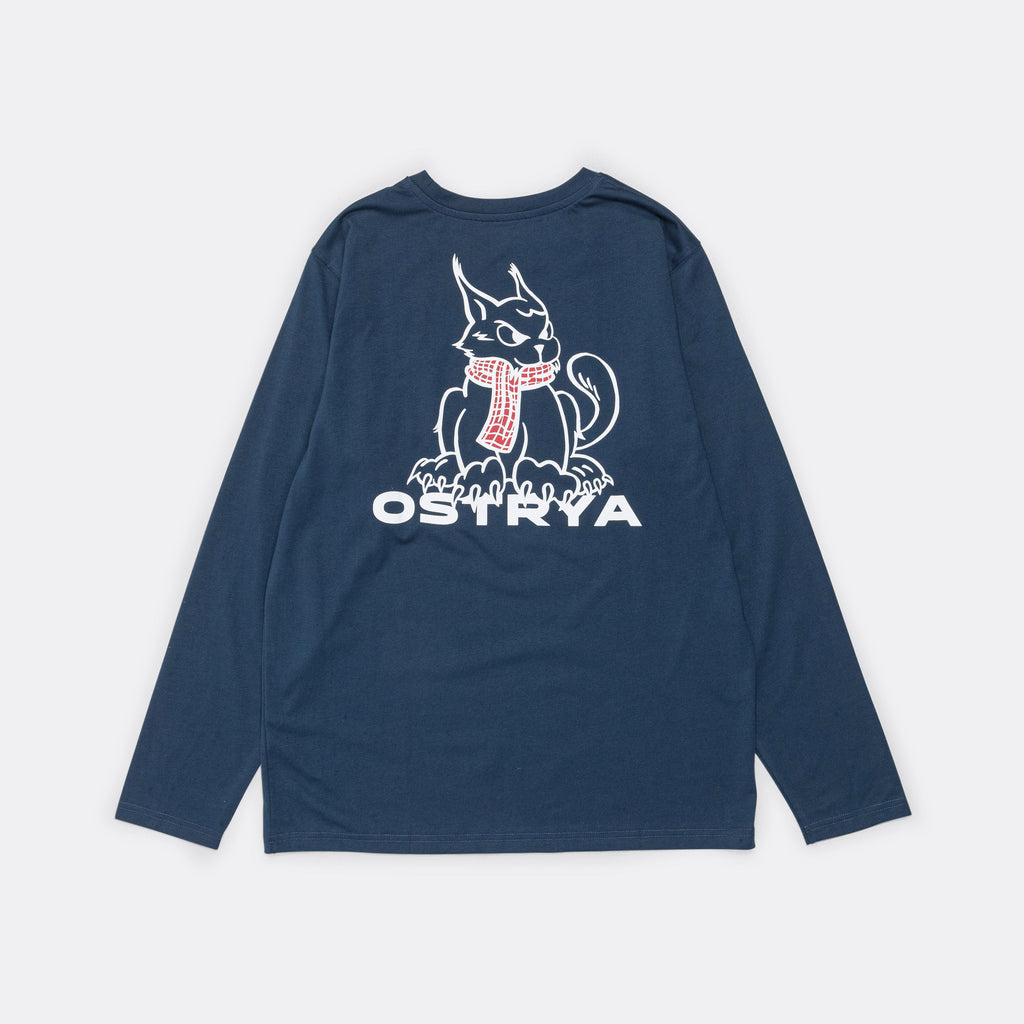 Lynx Long Sleeve Equi-Tee - Navy