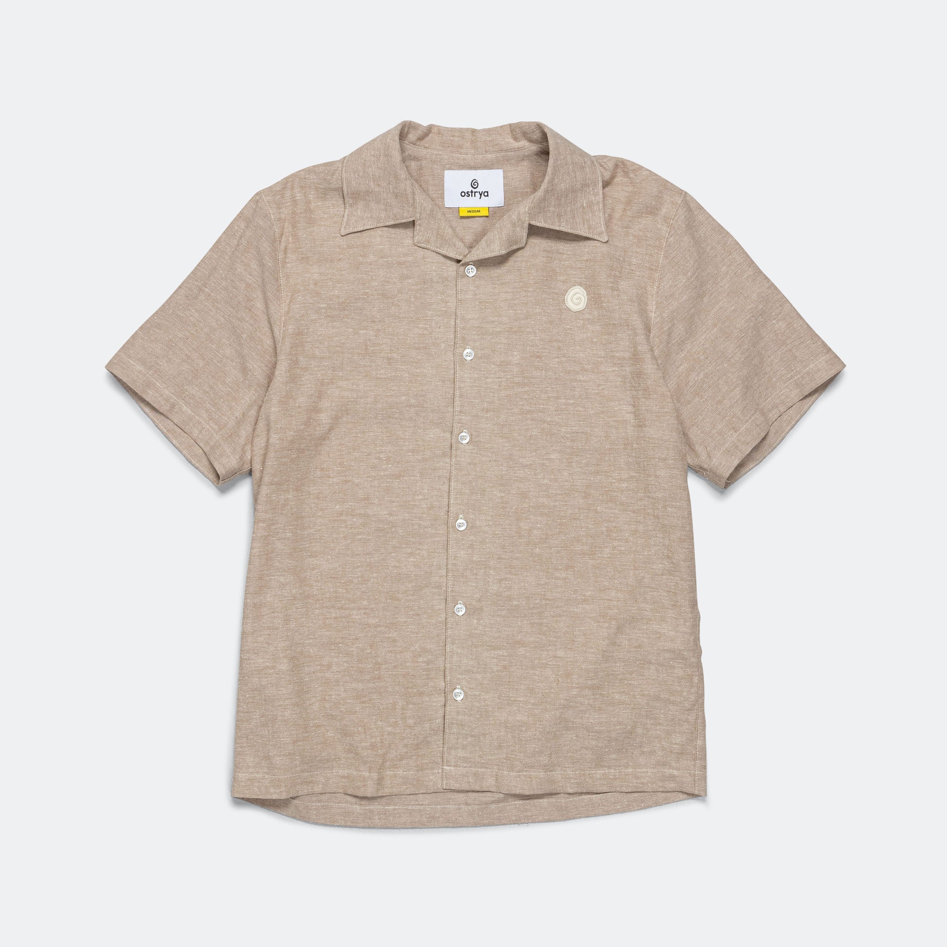 Pentaque Hemp Shirt - Desert Taupe