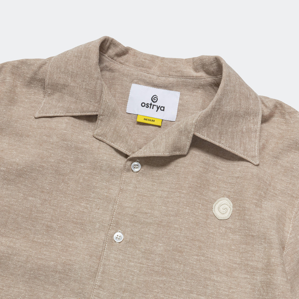 Pentaque Hemp Shirt - Desert Taupe