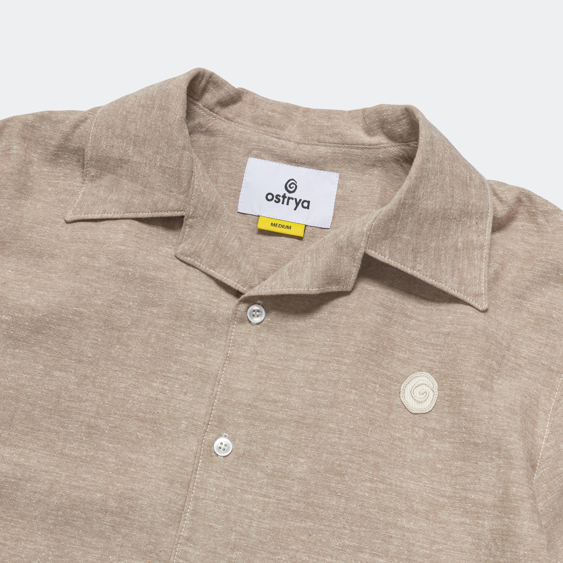 Pentaque Hemp Shirt - Desert Taupe