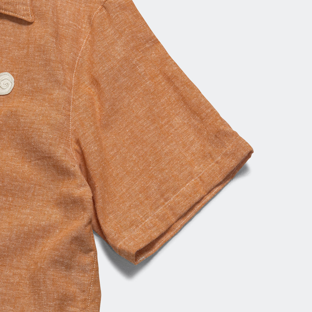 Pentaque Hemp Shirt - Rust