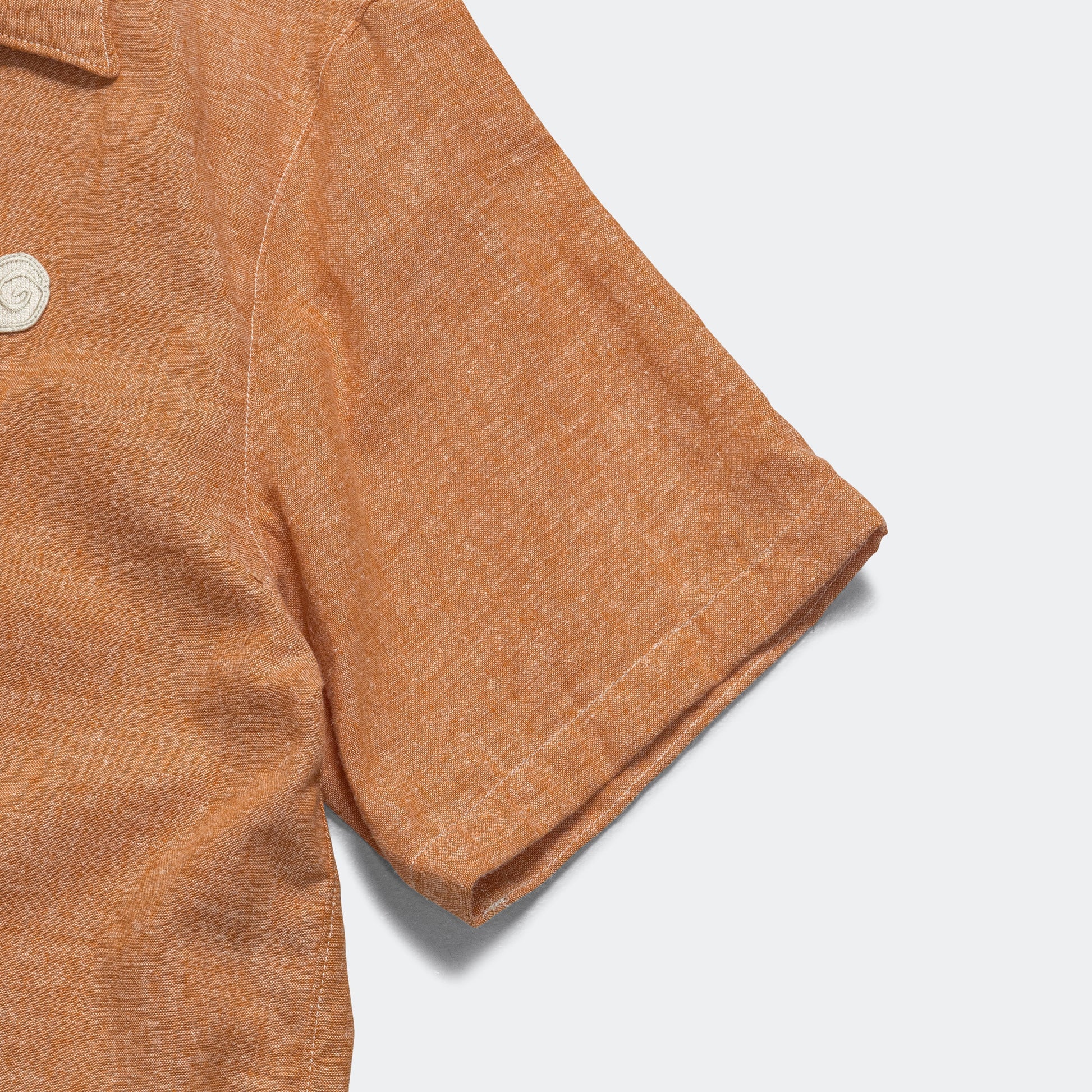 Pentaque Hemp Shirt - Rust