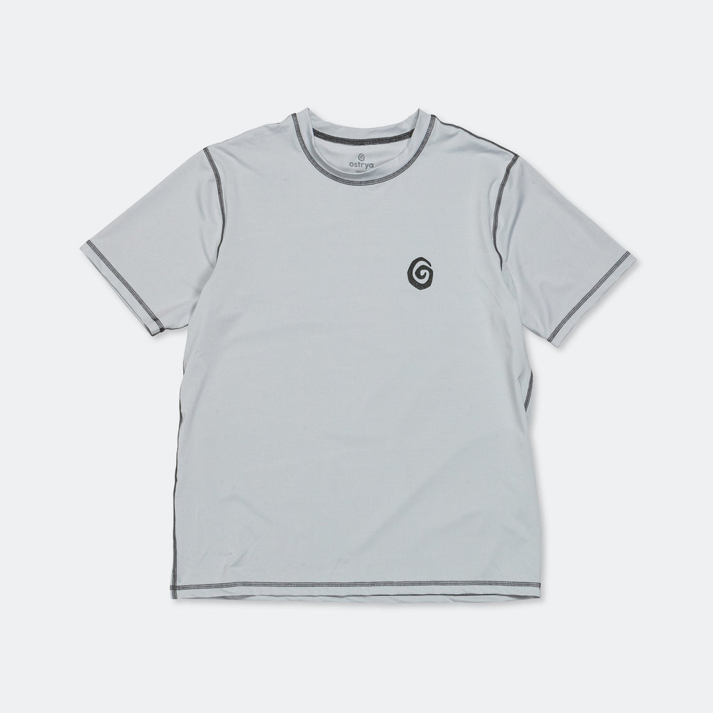 Sidecar Pique Active Tee - Light Grey
