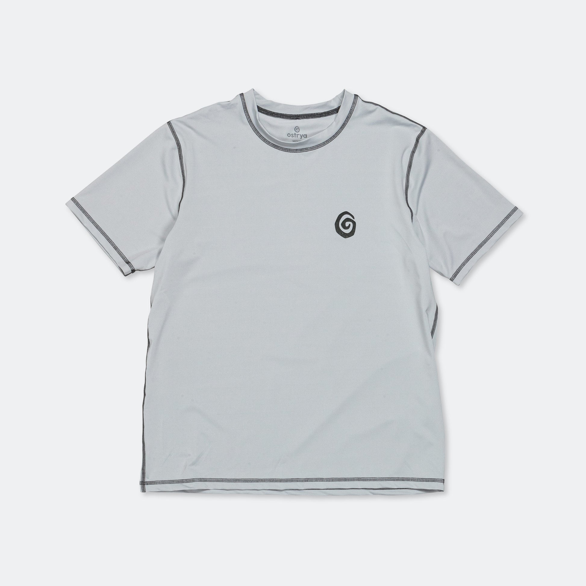 Sidecar Pique Active Tee - Light Grey