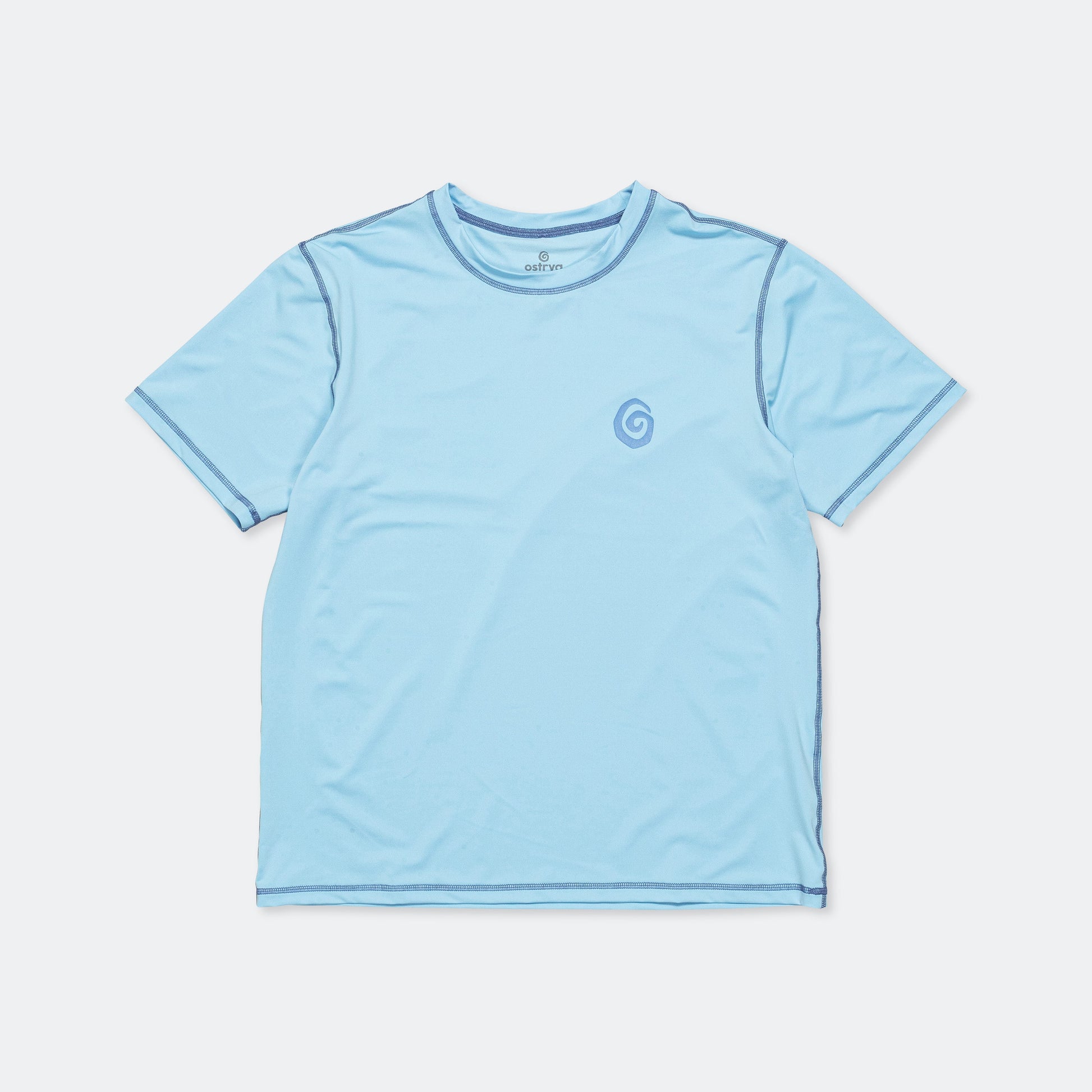Sidecar Pique Active Tee - Sky