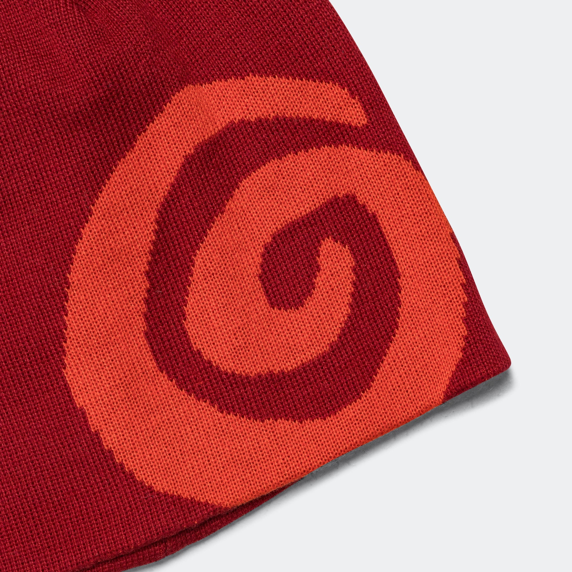 Swirl Merino Beanie - Maroon