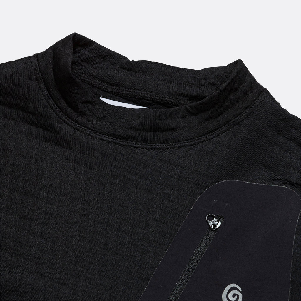 Tessellate Fleece Sweater - Black