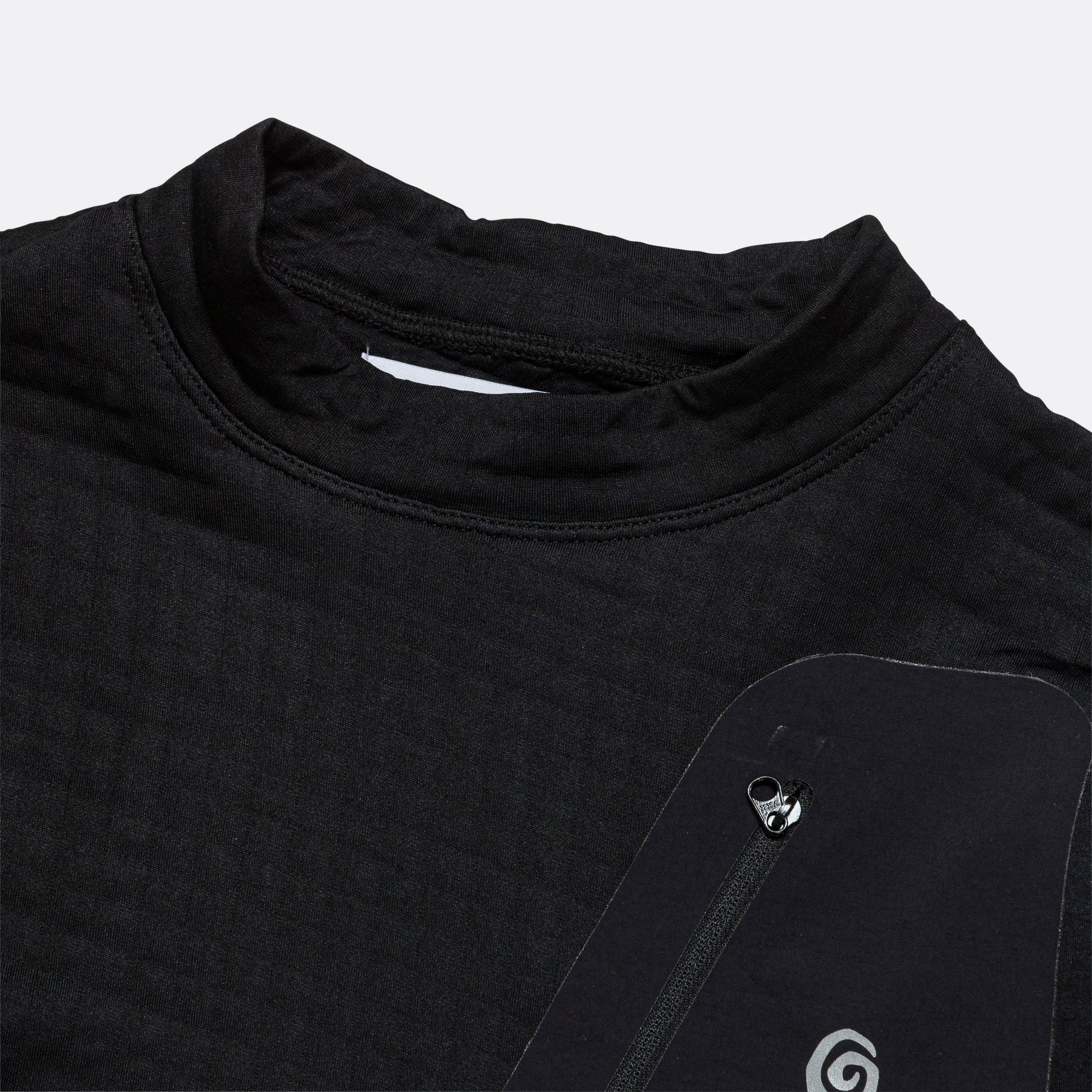 Tessellate Fleece Sweater - Black