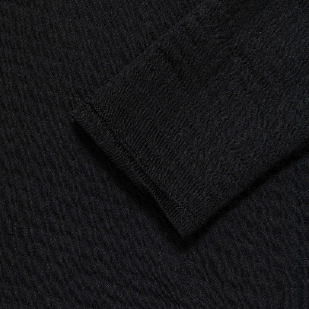 Tessellate Fleece Sweater - Black