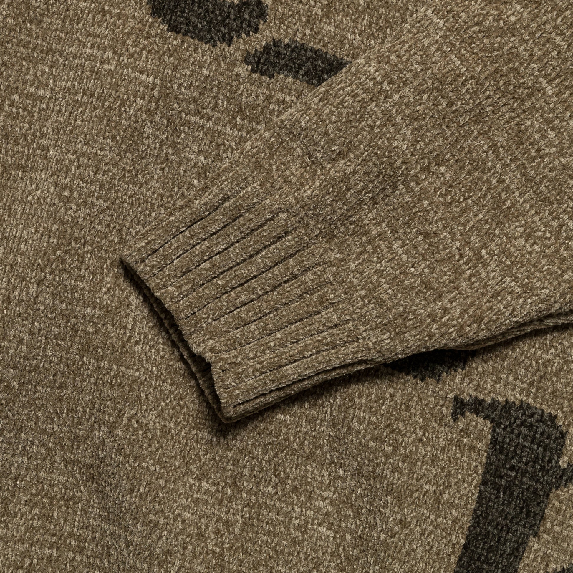 Chenille Knitted Sweater - Sage