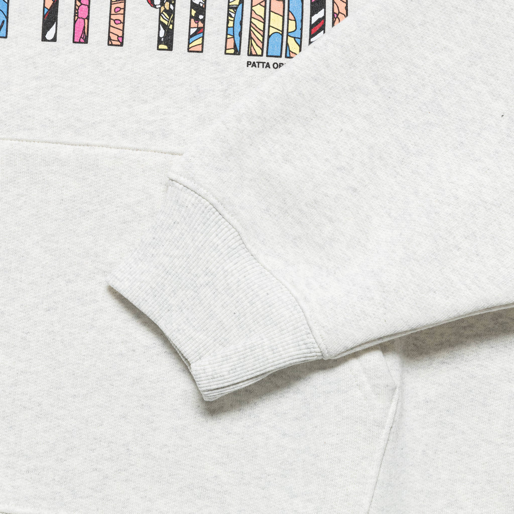 Patta Family Classic Hooded Sweater - Light Grey Melange