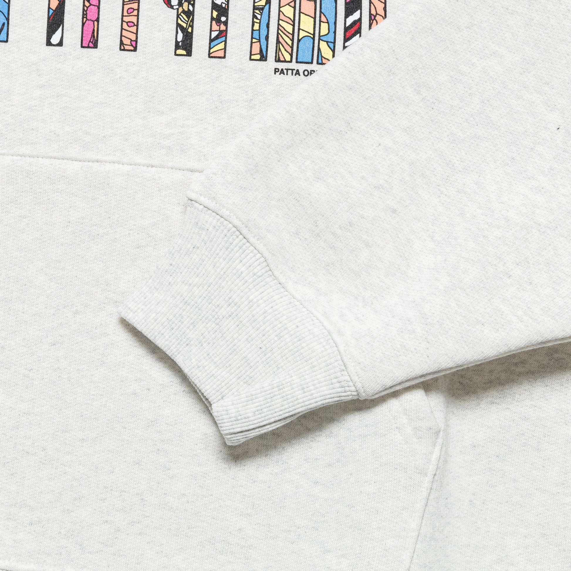 Patta Family Classic Hooded Sweater - Light Grey Melange