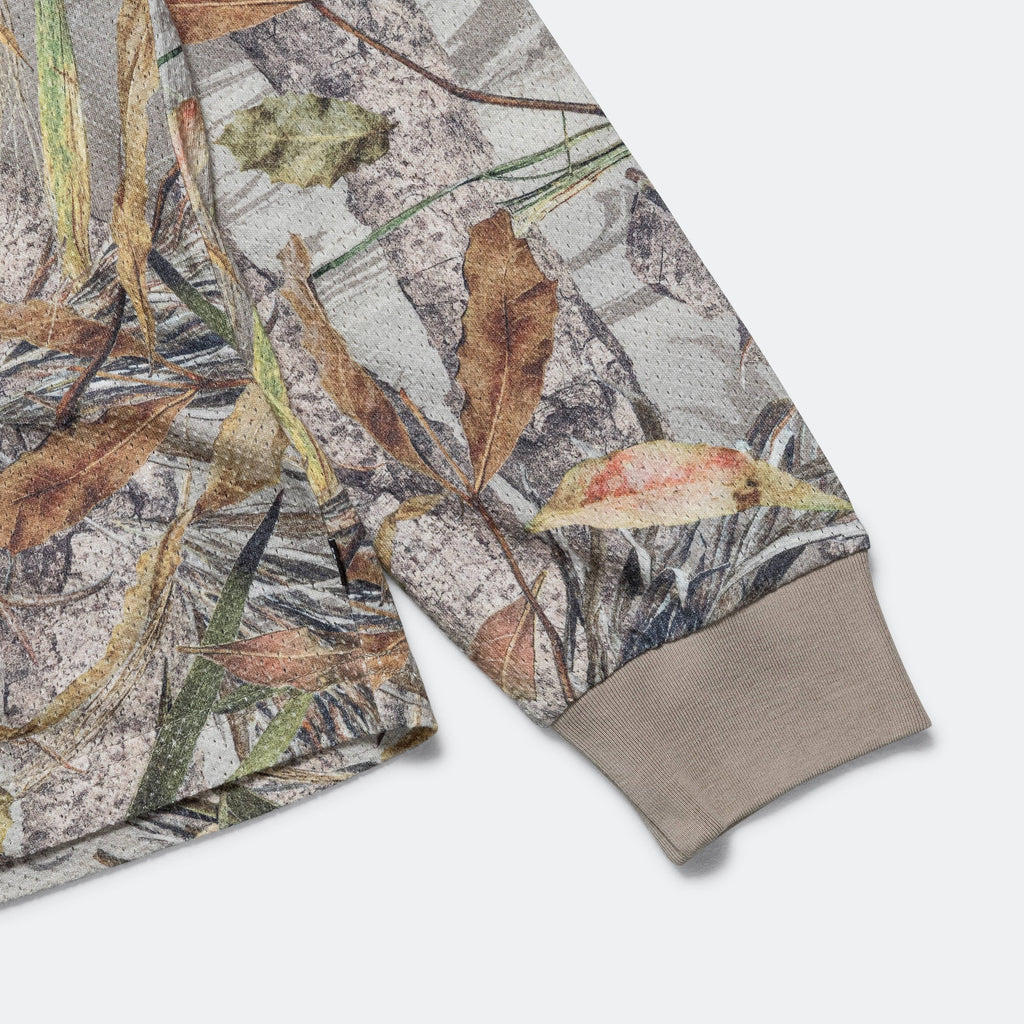 Long Sleeve Mesh Jersey - Nature Print