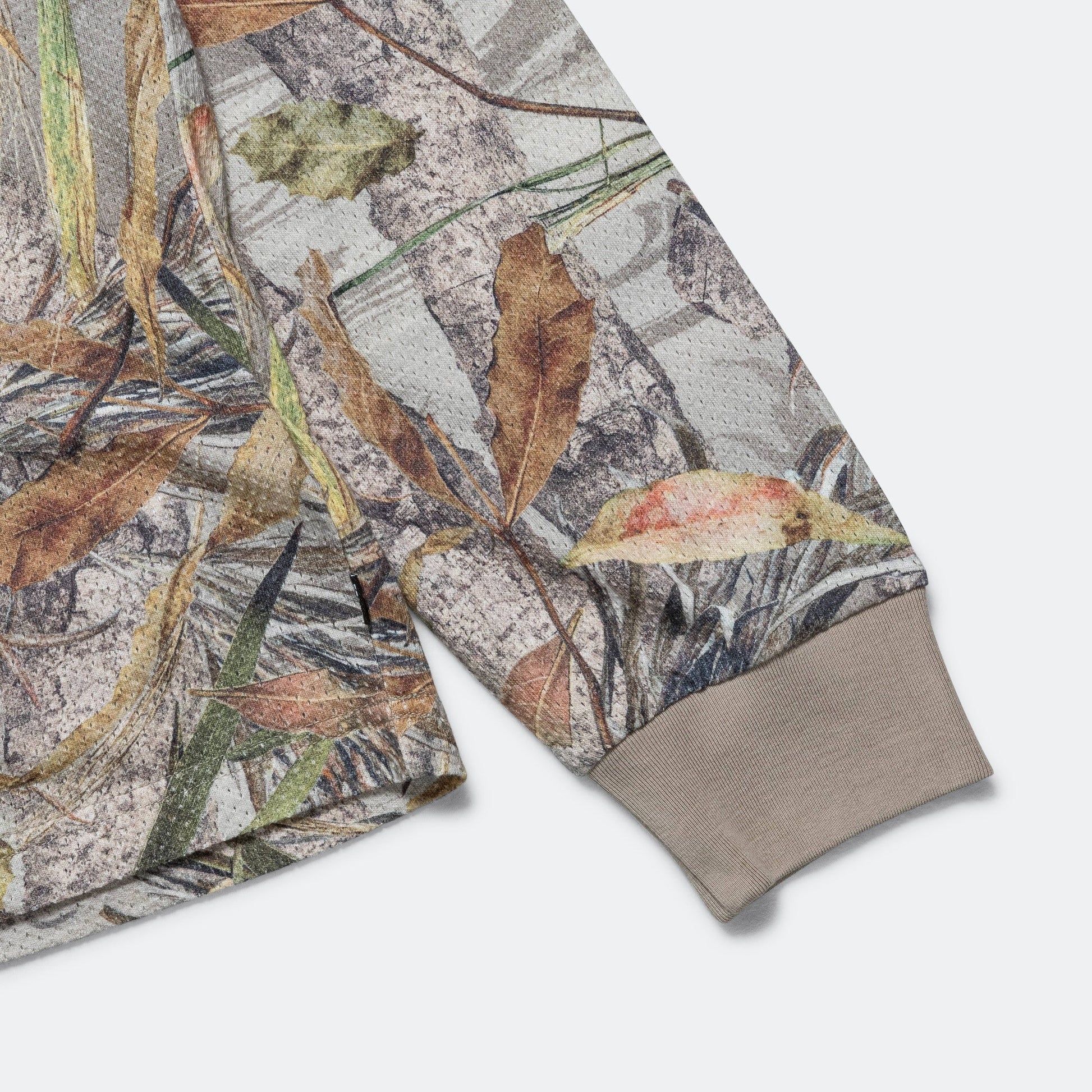 Long Sleeve Mesh Jersey - Nature Print