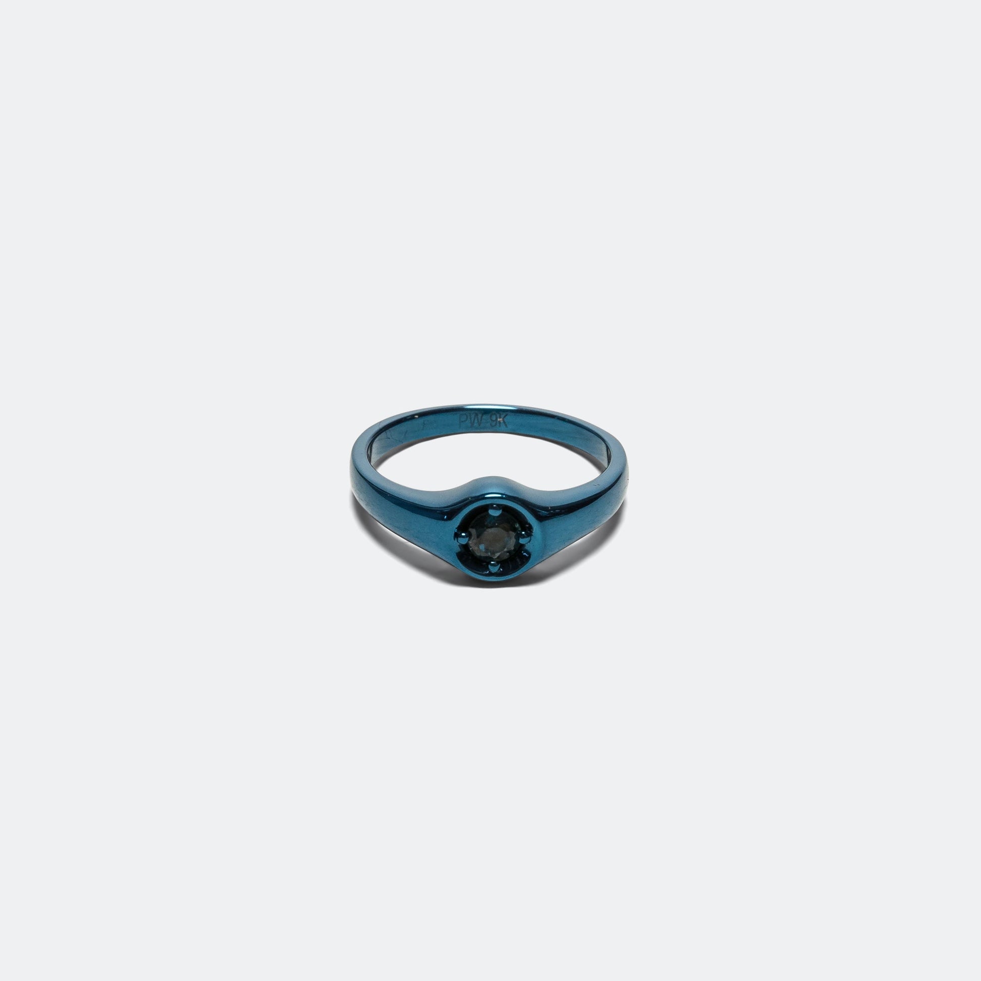 Graphic Sapphire Ring - Blue Sapphire/9k Gold