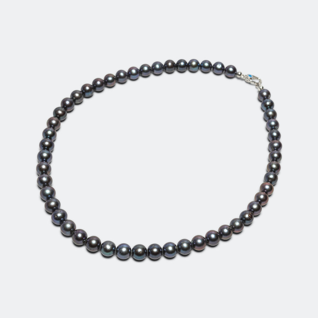 Night Pearl Necklace - 925 Silver