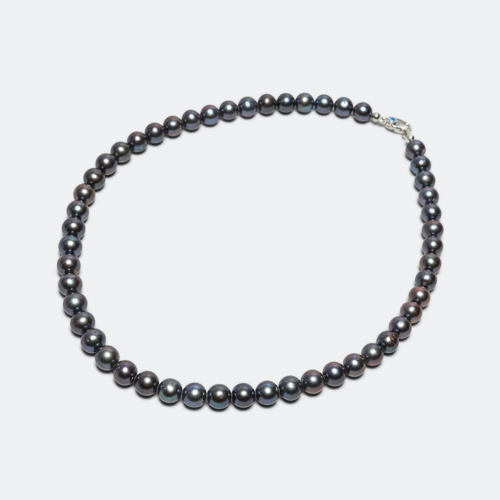 Night Pearl Necklace - 925 Silver