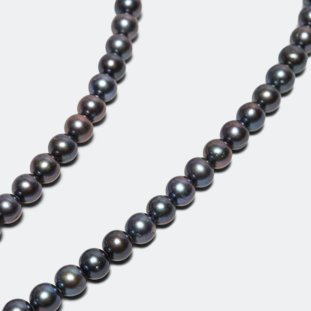 Night Pearl Necklace - 925 Silver