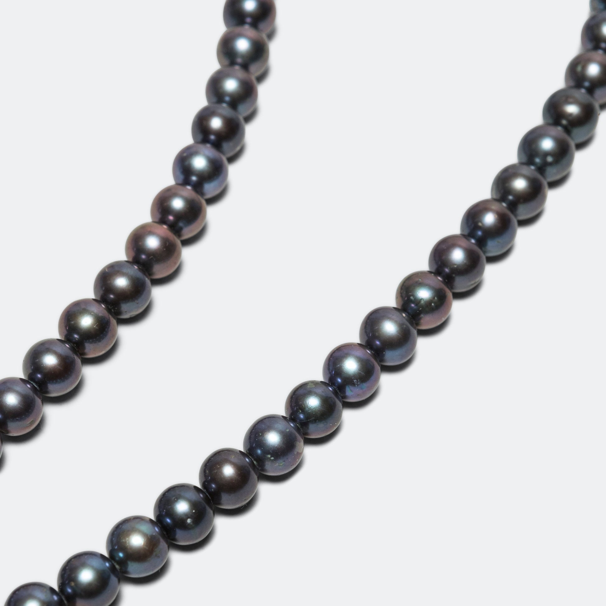 Night Pearl Necklace - 925 Silver