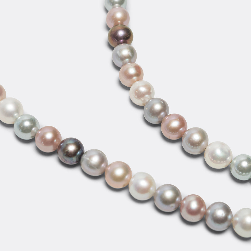 PPF Multicolour Pearl Necklace - 925 Silver
