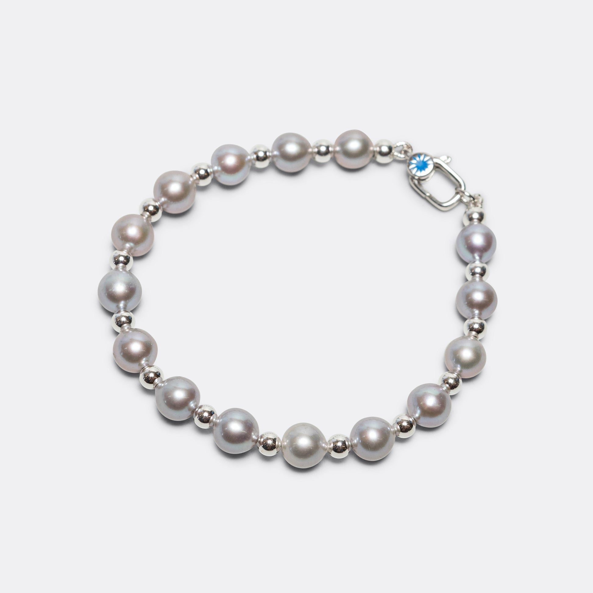 PPF Pearl Bracelet - Silver Shine