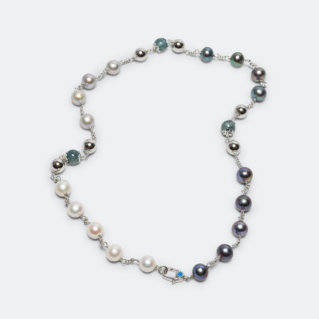 Wisdom Pearl Necklace - 925 Silver