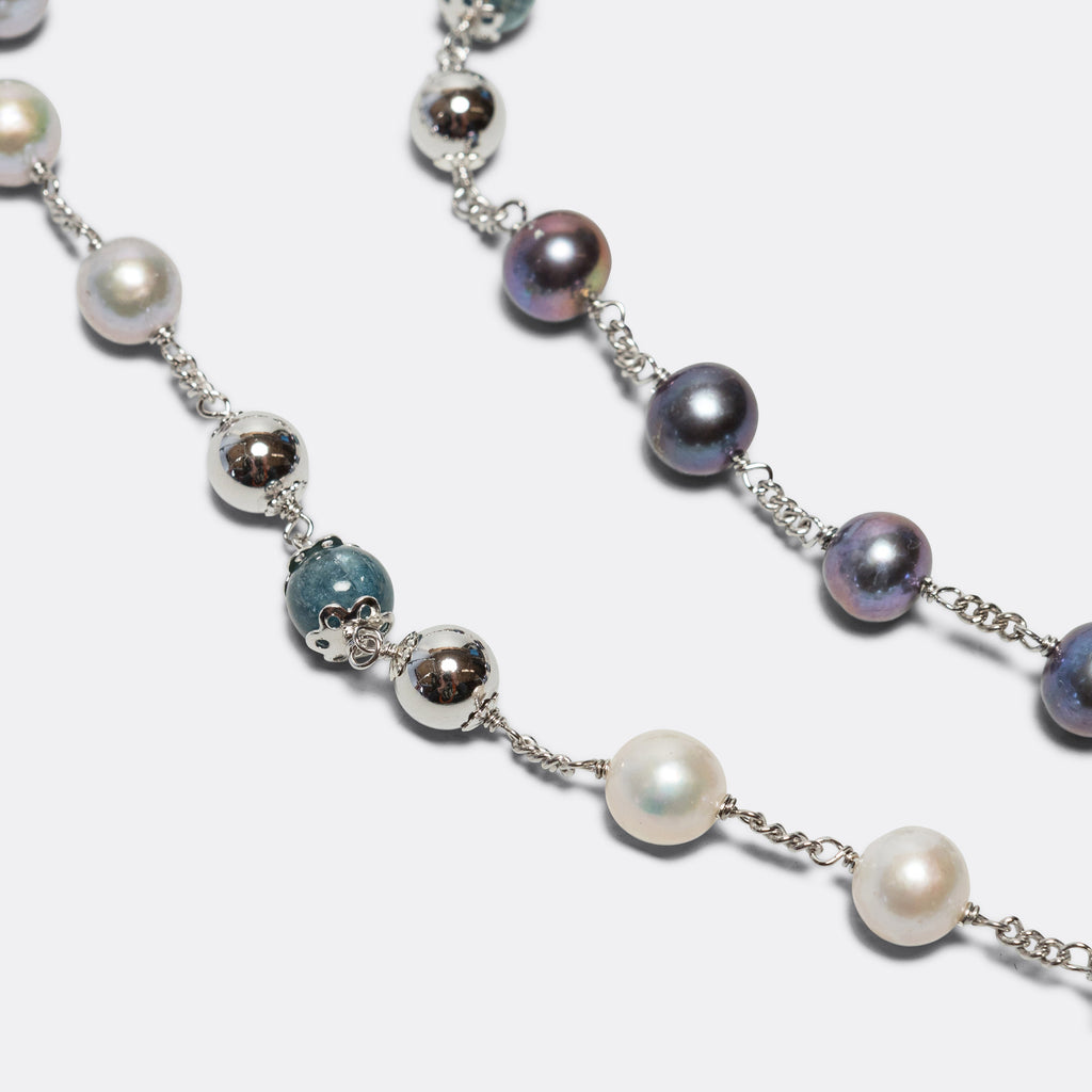 Wisdom Pearl Necklace - 925 Silver