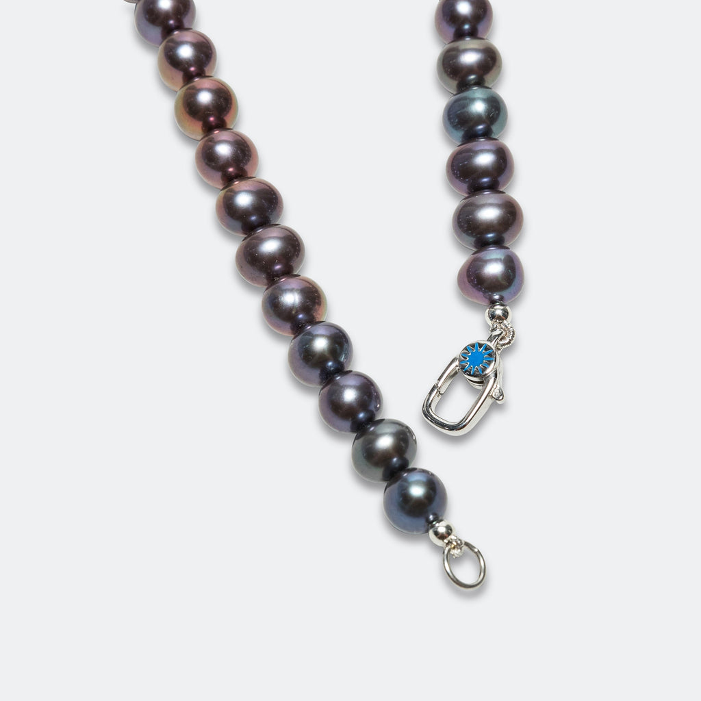 Night Pearl Necklace - 925 Silver