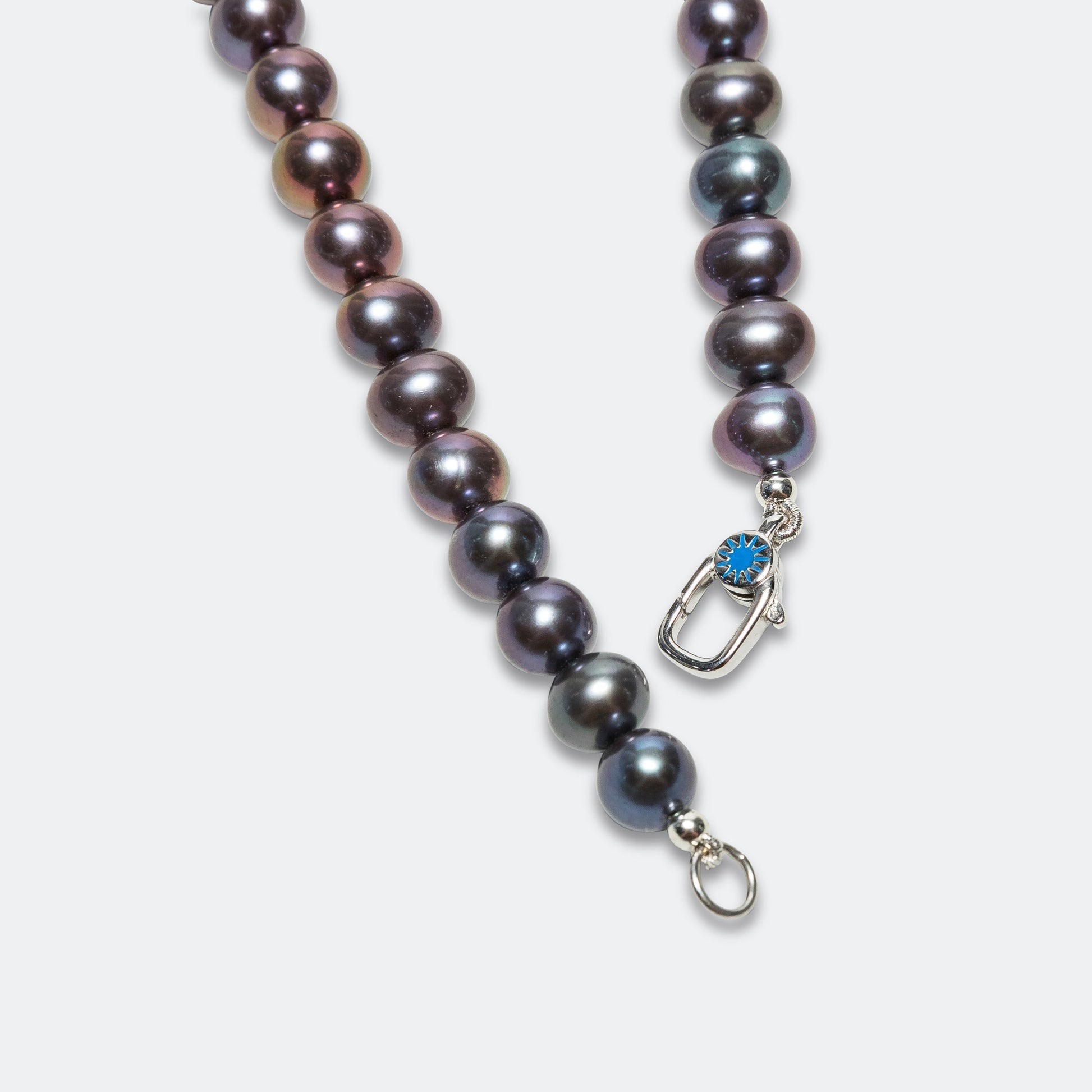 Night Pearl Necklace - 925 Silver