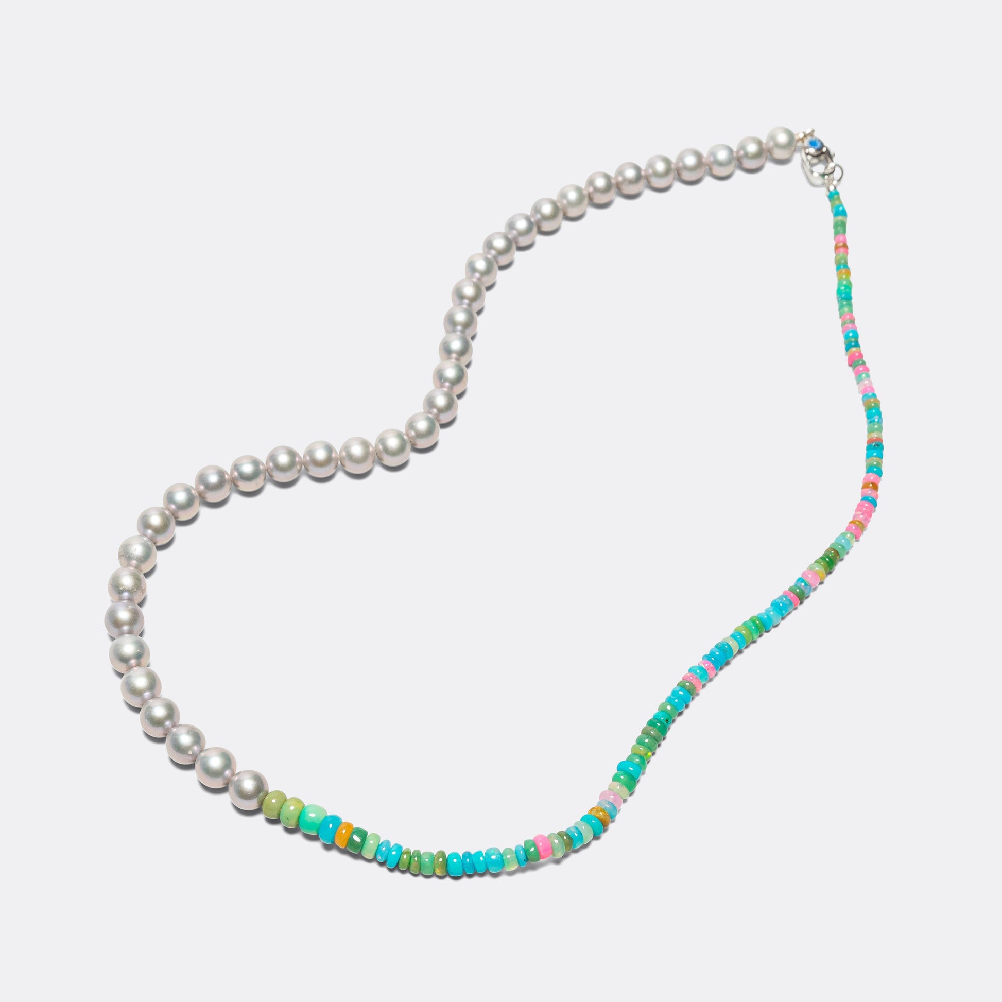 Oral Pearl Necklace - Multi/925 Silver