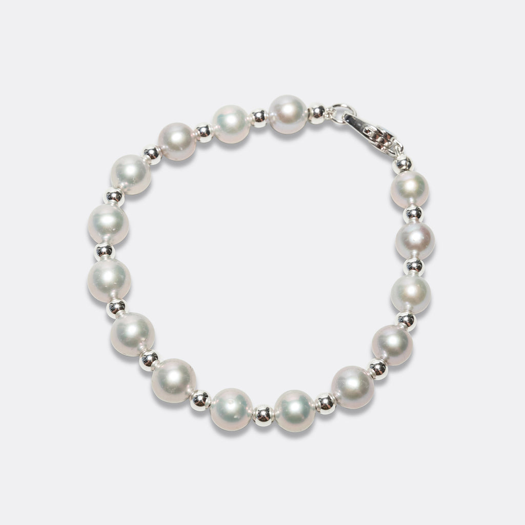 PPF Pearl Bracelet - Silver