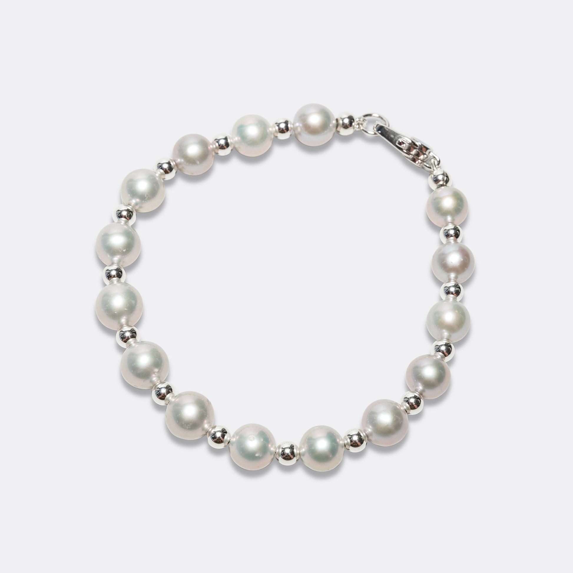 PPF Pearl Bracelet - Silver