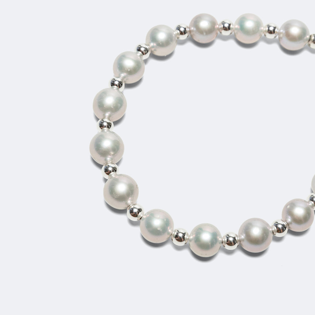 PPF Pearl Bracelet - Silver