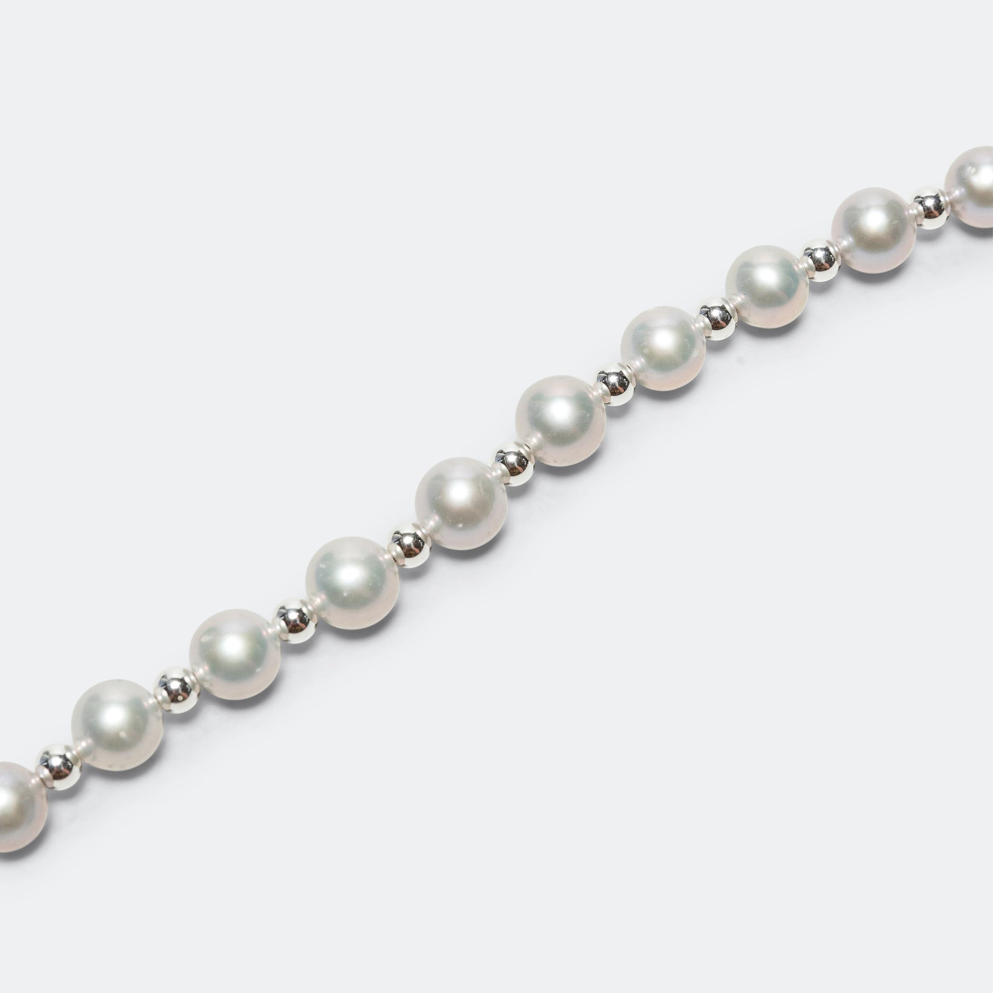 PPF Pearl Bracelet - Silver