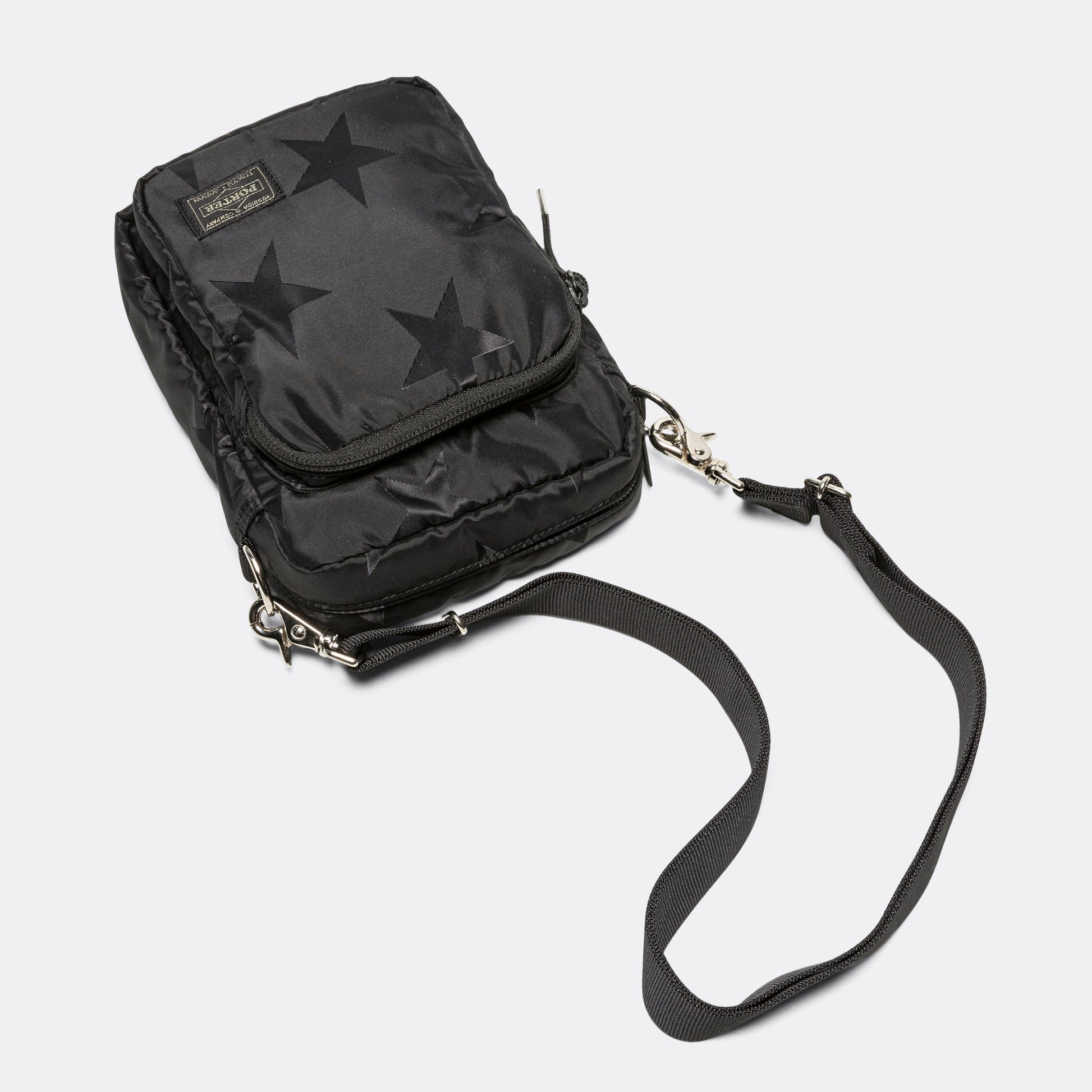 Flag Shoulder Bag Vertical - Black