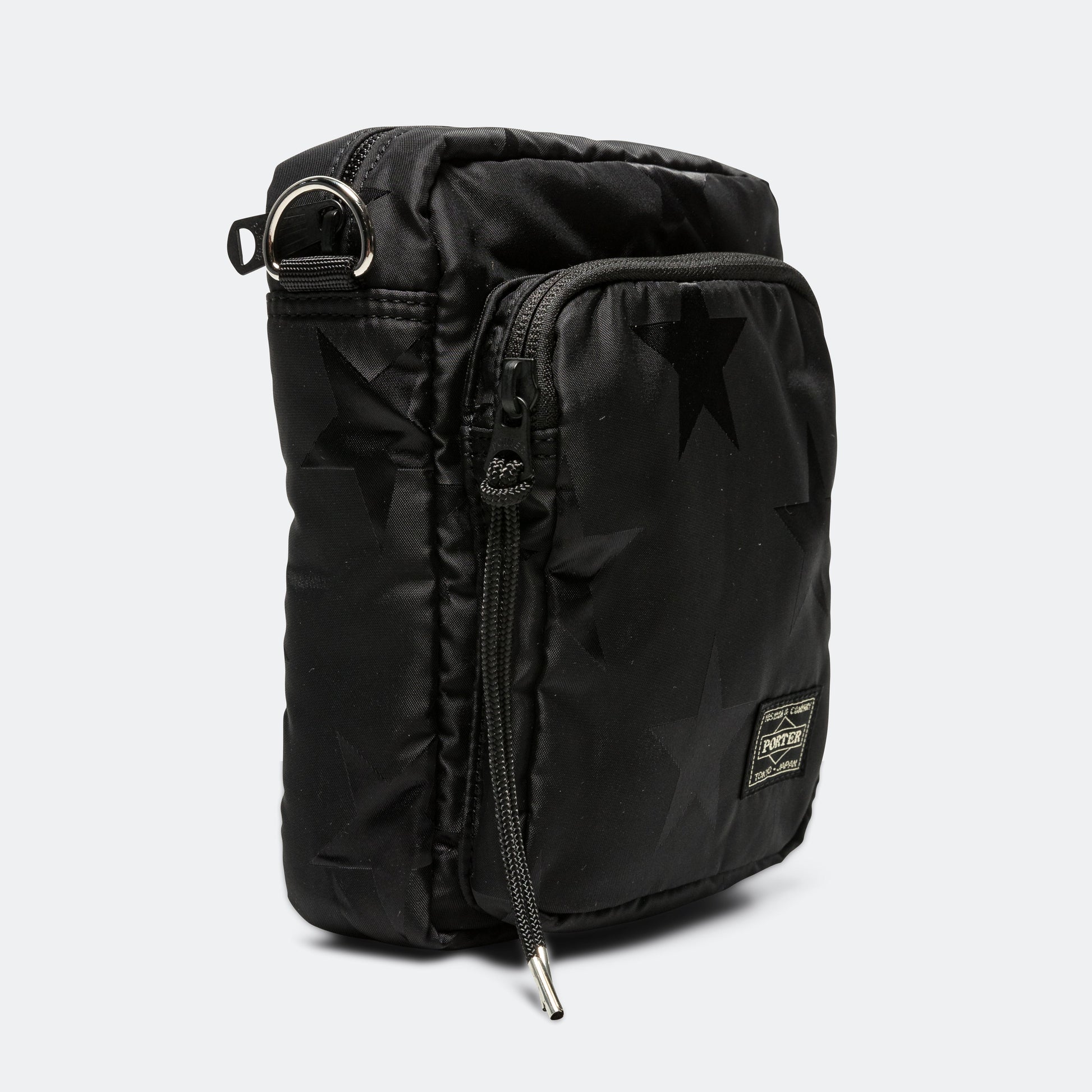 Flag Shoulder Bag Vertical - Black