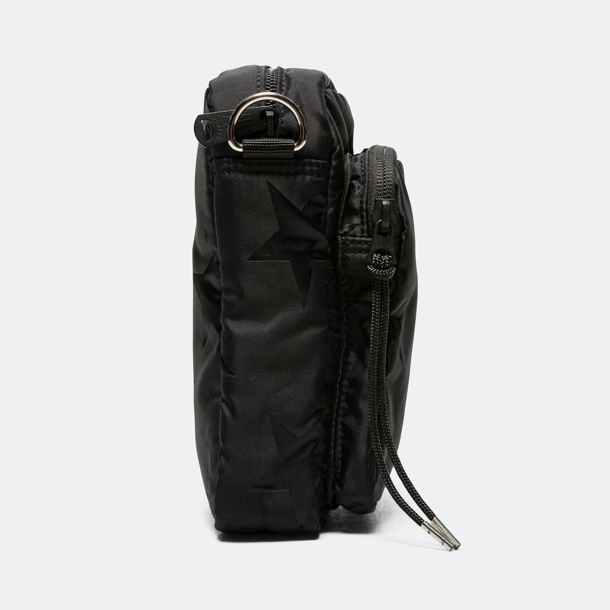 Flag Shoulder Bag Vertical - Black
