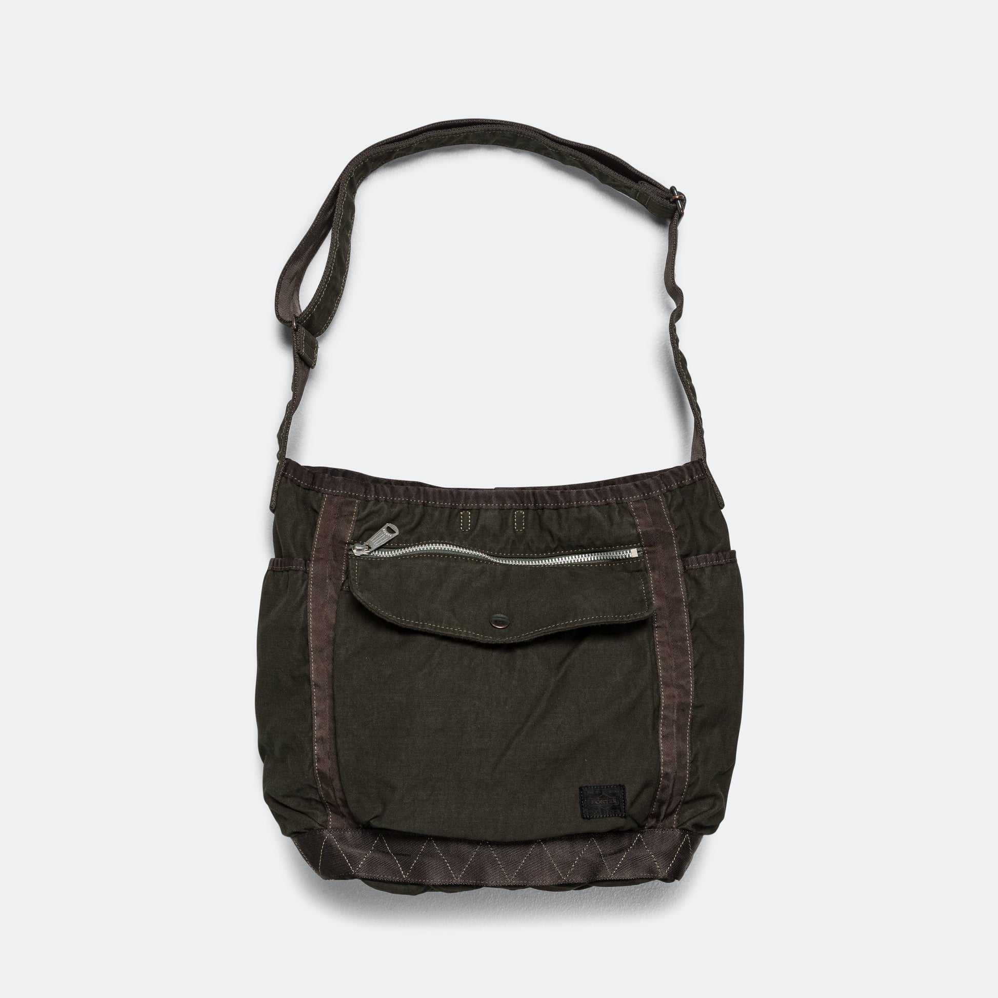 Crag Shoulder Bag (L) - Khaki