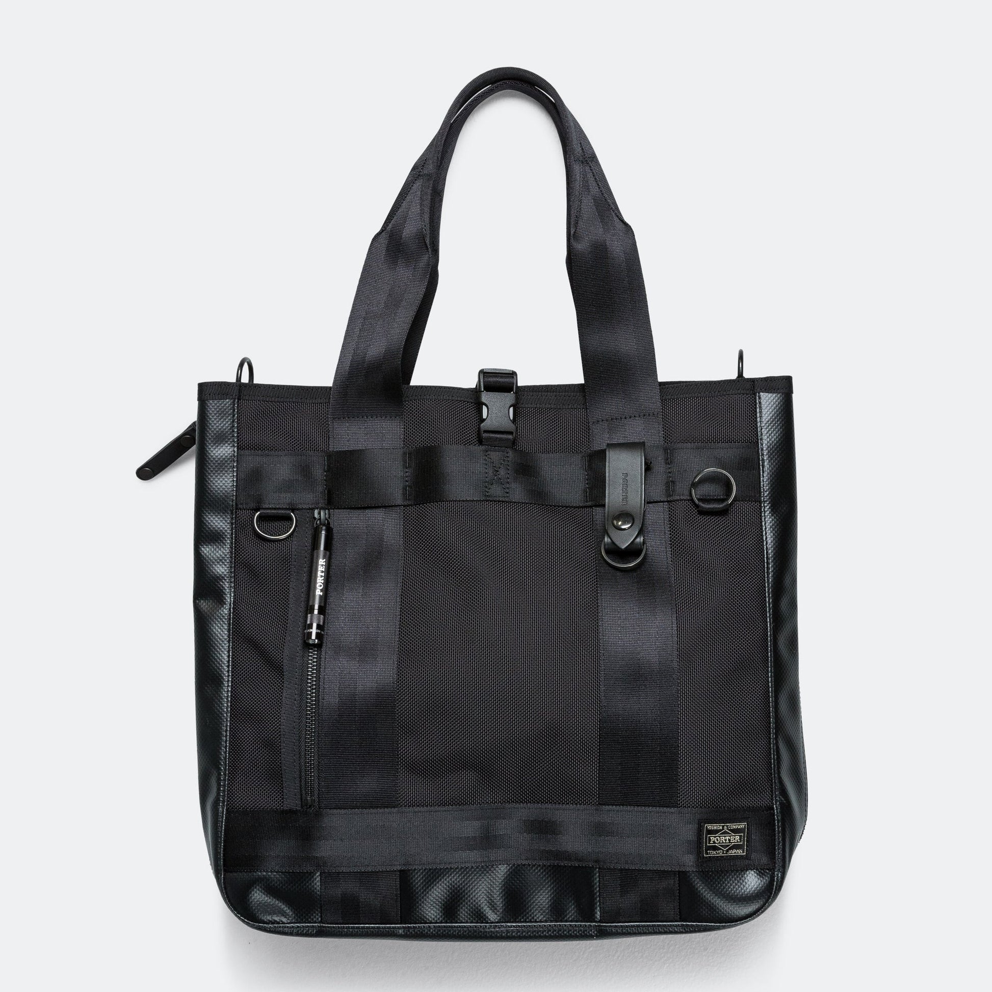 HEAT 2WAY Tote Bag - Black
