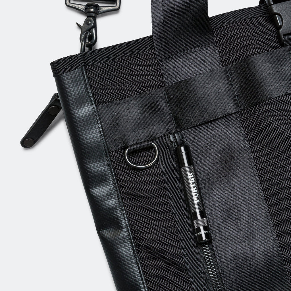 HEAT 2WAY Tote Bag - Black