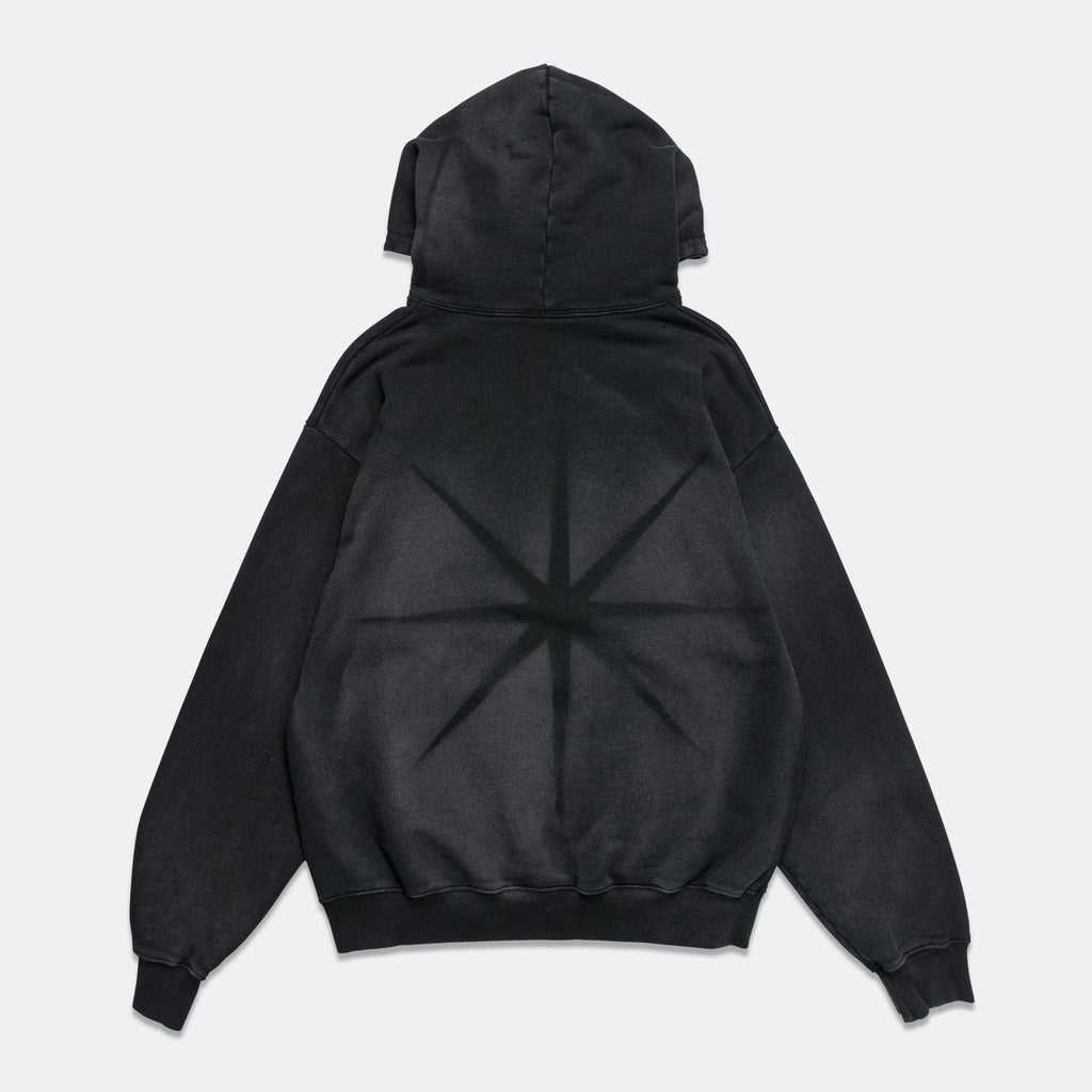 Pareidolia Hoodie - Star Faded Black